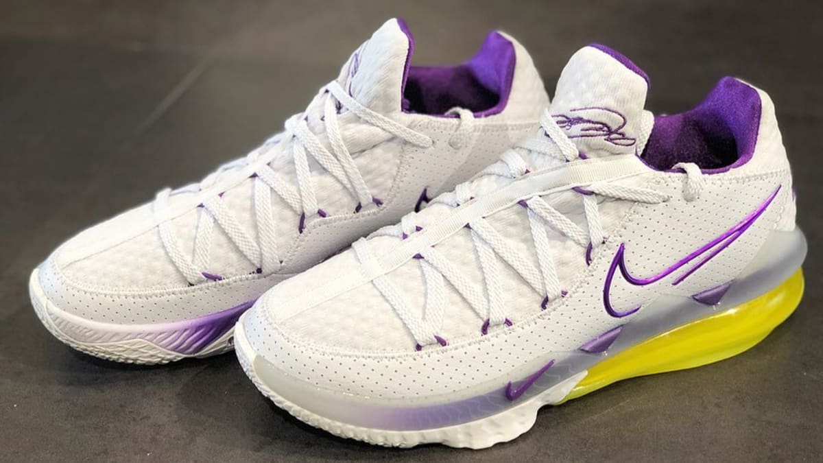 Buy LeBron 17 Low 'Lakers' - CD5007 102 - White